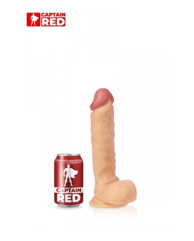 Gode réaliste The Intense 24 x 5 cm - Captain Red