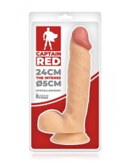 Gode réaliste The Intense 24 x 5 cm - Captain Red