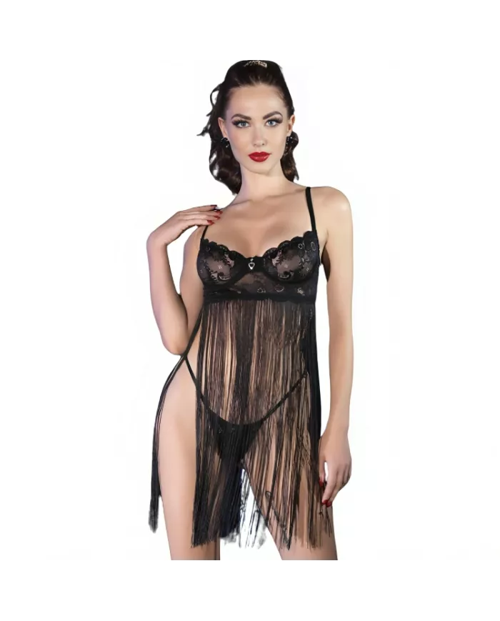 CHILIROSE - CR 4496 BABYDOLL NOIR S/M