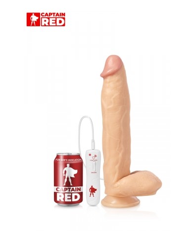 Vibro XXL The Power 31 x 6 cm - Captain Red