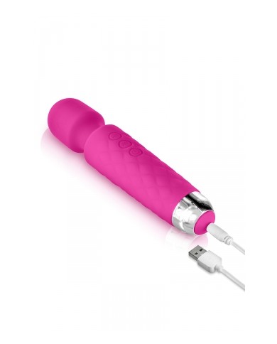 Vibro Love Wand rechargeable rose - Yoba