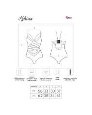 LIVCO CORSETTI FASHION - CORPS KYLSSIAM LC 90613 NOIR