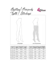 LIVCO CORSETTI FASHION - BAS MONIKONI XG054 NOIR TAILLE UNIQUE