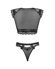 LIVCO CORSETTI FASHION - TIMOSAN LC 90631 SOUTIEN-GORGE + CULOTTE NOIR