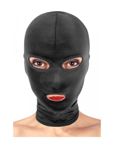 Cagoule BDSM 3 ouvertures - Fetish Tentation
