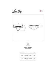LIVCO CORSETTI FASHION - LOVE STORY LC 90679 CULOTTE CROCHLESS NOIR