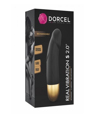 Vibro rechargeable Real Vibration gold S 2.0 - Dorcel