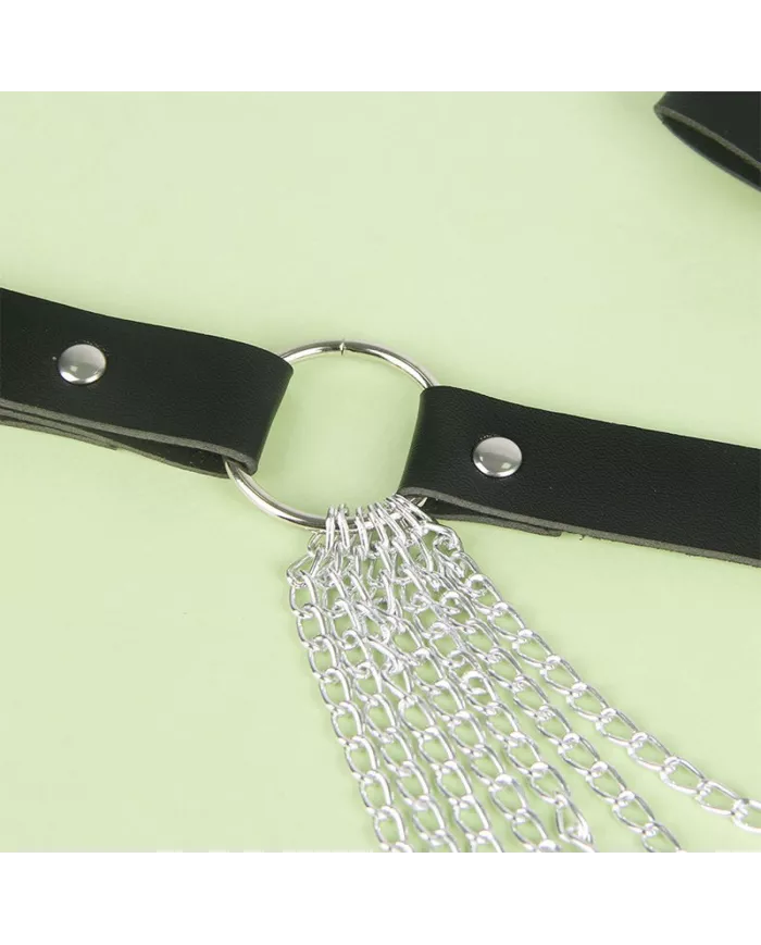 SUBBLIME - CHAÎNE CUIR CEINTURE NOIRE TAILLE UNIQUE SUBBLIME - CHAÎNE CUIR CEINTURE NOIRE TAILLE UNIQUE