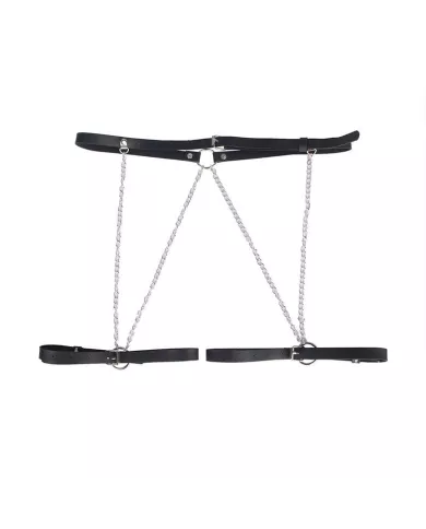 SUBBLIME - HARNAIS CEINTURE CUIR NOIR TAILLE UNIQUE SUBBLIME - HARNAIS CEINTURE CUIR NOIR TAILLE UNIQUE