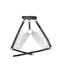 SUBBLIME - HARNAIS POITRINE AVEC GRANDES CHAÎNE S  ANNEAUX TAILLE UNIQUE SUBBLIME - HARNAIS POITRINE AVEC GRANDES CHAÎNE S  ANNEAUX TAILLE UNIQUE