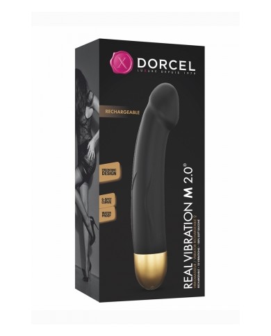 Vibro rechargeable Real Vibration gold M 2.0 - Dorcel