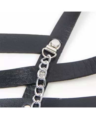 SUBBLIME - HARNAIS CORSET AVEC CHAÎNE DÉTAIL TAILLE UNIQUE SUBBLIME - HARNAIS CORSET AVEC CHAÎNE DÉTAIL TAILLE UNIQUE