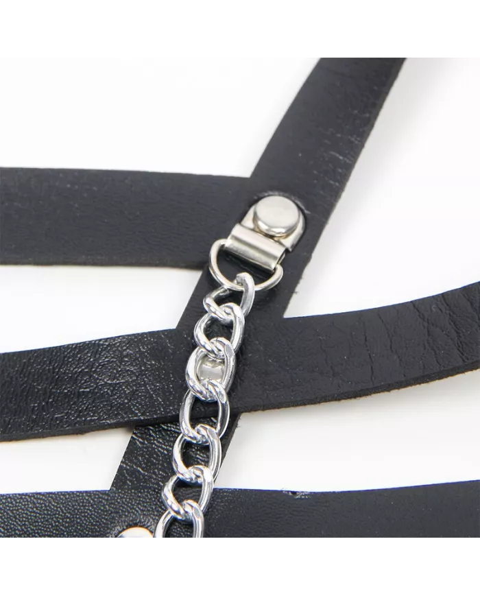SUBBLIME - HARNAIS CORSET AVEC CHAÎNE DÉTAIL TAILLE UNIQUE SUBBLIME - HARNAIS CORSET AVEC CHAÎNE DÉTAIL TAILLE UNIQUE