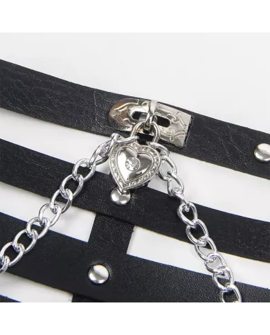 SUBBLIME - HARNAIS CORSET AVEC CHAÎNE DÉTAIL TAILLE UNIQUE SUBBLIME - HARNAIS CORSET AVEC CHAÎNE DÉTAIL TAILLE UNIQUE