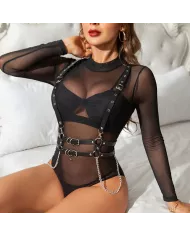 SUBBLIME - HARNAIS AVEC SANGLES ET CHAÎNE DÉTAILS TAILLE UNIQUE SUBBLIME - HARNAIS AVEC SANGLES ET CHAÎNE DÉTAILS TAILLE UNIQUE