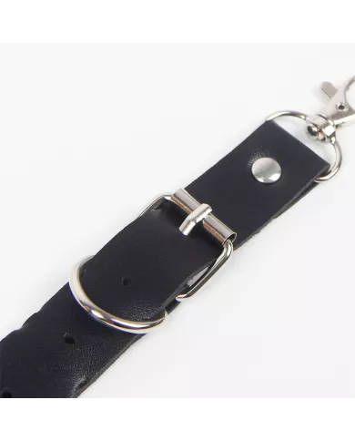 SUBBLIME - HARNAIS CEINTURE ET JARRETIÈRES AVEC ANNEAUX ET CHAÎNE DÉTAIL TAILLE UNIQUE SUBBLIME - HARNAIS CEINTURE ET JARRETIÈRES AVEC ANNEAUX ET CHAÎNE DÉTAIL TAILLE UNIQUE