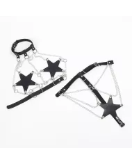 SUBBLIME - HARNAIS COMPLET AVEC CHAÎNE OILE DÉTAIL TAILLE UNIQUE SUBBLIME - HARNAIS COMPLET AVEC CHAÎNE OILE DÉTAIL TAILLE UNIQUE