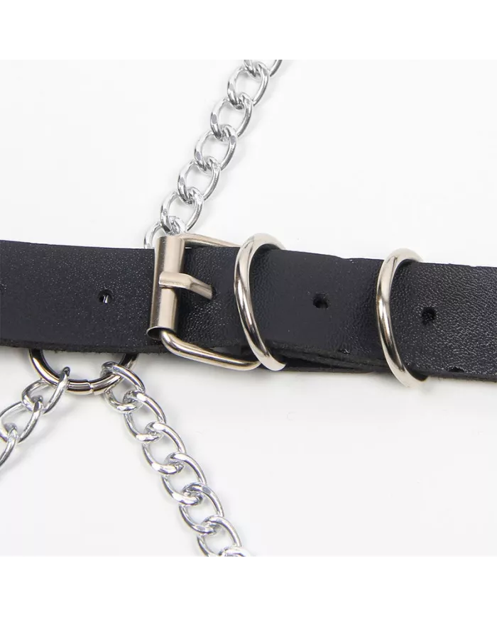 SUBBLIME - HARNAIS COMPLET AVEC CHAÎNE OILE DÉTAIL TAILLE UNIQUE SUBBLIME - HARNAIS COMPLET AVEC CHAÎNE OILE DÉTAIL TAILLE UNIQUE