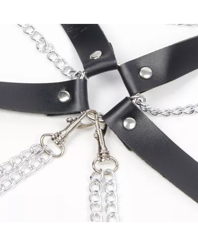 SUBBLIME - SOUTIEN-GORGE HARNAIS AVEC CHAÎNE DÉTAIL TAILLE UNIQUE SUBBLIME - SOUTIEN-GORGE HARNAIS AVEC CHAÎNE DÉTAIL TAILLE UNIQUE