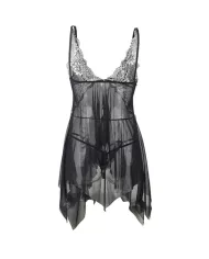 SUBBLIME - BABYDOLL TISSU TULLE POITRINE DENTELLE S/M SUBBLIME - BABYDOLL TISSU TULLE POITRINE DENTELLE S/M