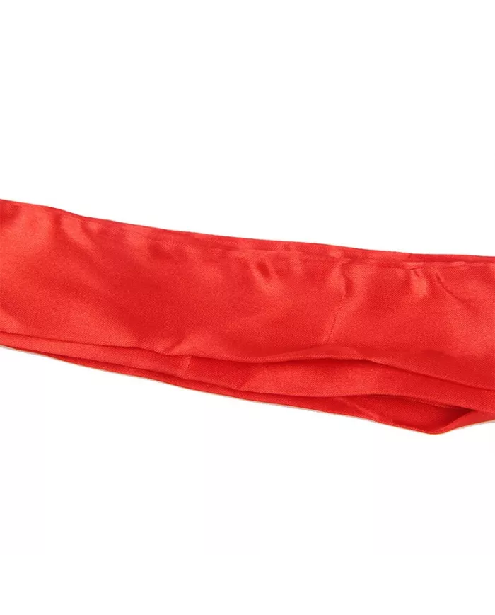 SUBBLIME - ROBE EN TISSU TRANSPARENT DÉTAIL DENTELLE ROUGE S/M SUBBLIME - ROBE EN TISSU TRANSPARENT DÉTAIL DENTELLE ROUGE S/M