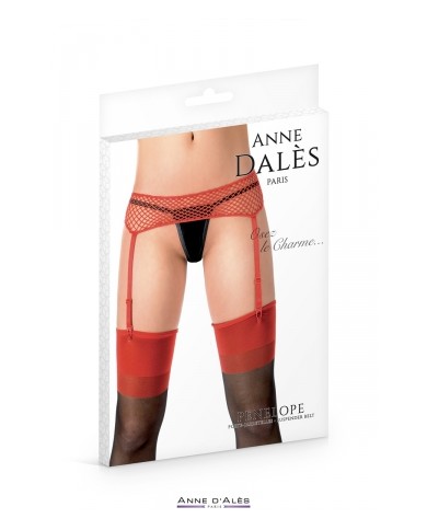 Porte-jarretelles rouge Penelope - Anne d'Alès