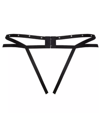 LIVCO CORSETTI FASHION - STRING NOMADE SANS CROTCHLESS NOIR LIVCO CORSETTI FASHION - STRING NOMADE SANS CROTCHLESS NOIR