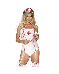 SUBBLIME - COSTUME DINFIRMIÈRE SEXY AVEC TEDDY S/M SUBBLIME - COSTUME DINFIRMIÈRE SEXY AVEC TEDDY S/M