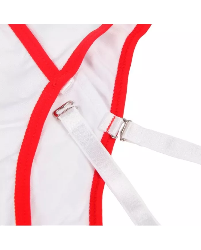 SUBBLIME - COSTUME DINFIRMIÈRE SEXY AVEC TEDDY S/M SUBBLIME - COSTUME DINFIRMIÈRE SEXY AVEC TEDDY S/M