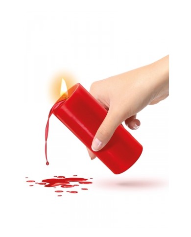 Bougie basse température rouge