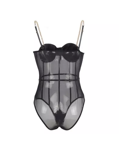 SUBBLIME - BODY NOIR  BRETELLES CHAÎNE S/M