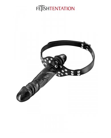 Bâillon double gode black - Fetish Tentation