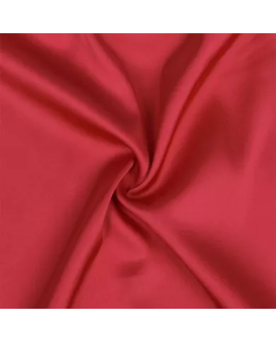 SUBBLIME - BABYDOLL EN SATIN AVEC DENTELLE ROUGE L/XL