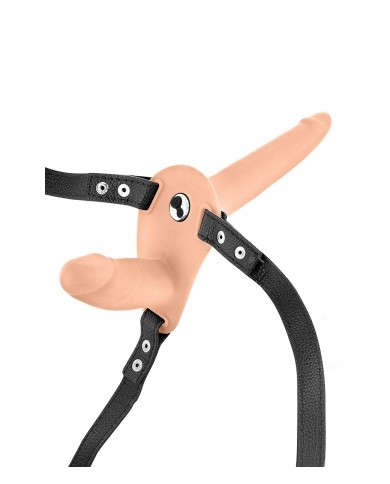 Double gode ceinture chair vibrant - Fetish Tentation