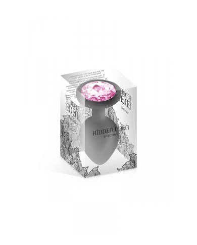 Plug bijou silicone noir L - Hidden Eden