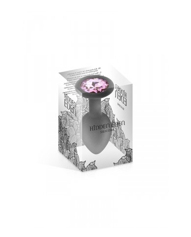 Plug bijou silicone noir S - Hidden Eden