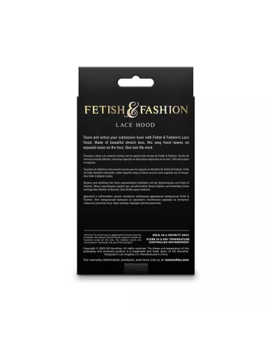 NS NOVELTIES - FETISH & FASHION CAGOULE EN DENTELLE BLANCHE