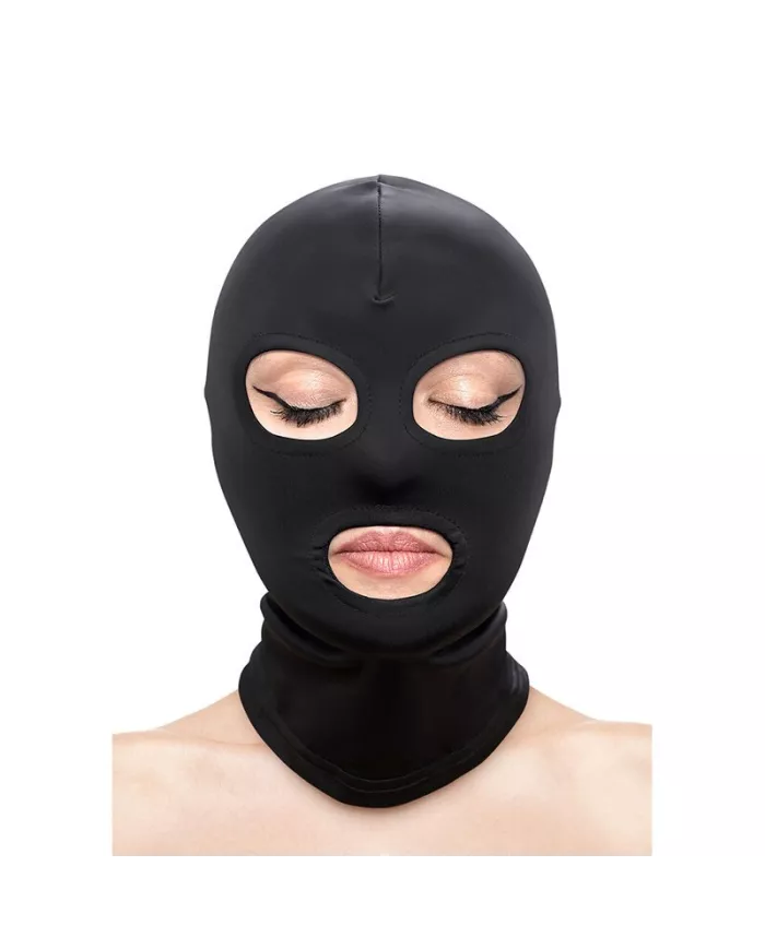 NS NOVELTIES - FETISH & FASHION CAGOULE YEUX ET BOUCHE NYLON NOIR