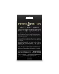 NS NOVELTIES - FETISH & FASHION CAPUCHE BOUCHE FERMÉE À FERMETURE ÉCLAIR NYLON BLANC