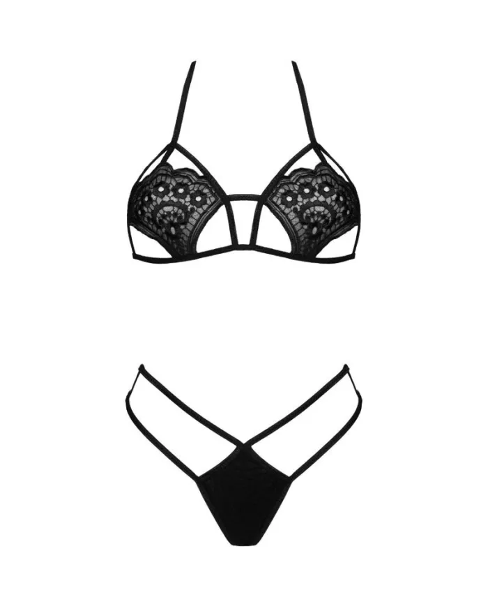 LIVCO CORSETTI FASHION - SOUTIEN-GORGE + STRING JIMENA LC 20216 NOIR TAILLE UNIQUE LIVCO CORSETTI FASHION - SOUTIEN-GORGE + STRING JIMENA LC 20216 NOIR TAILLE UNIQUE