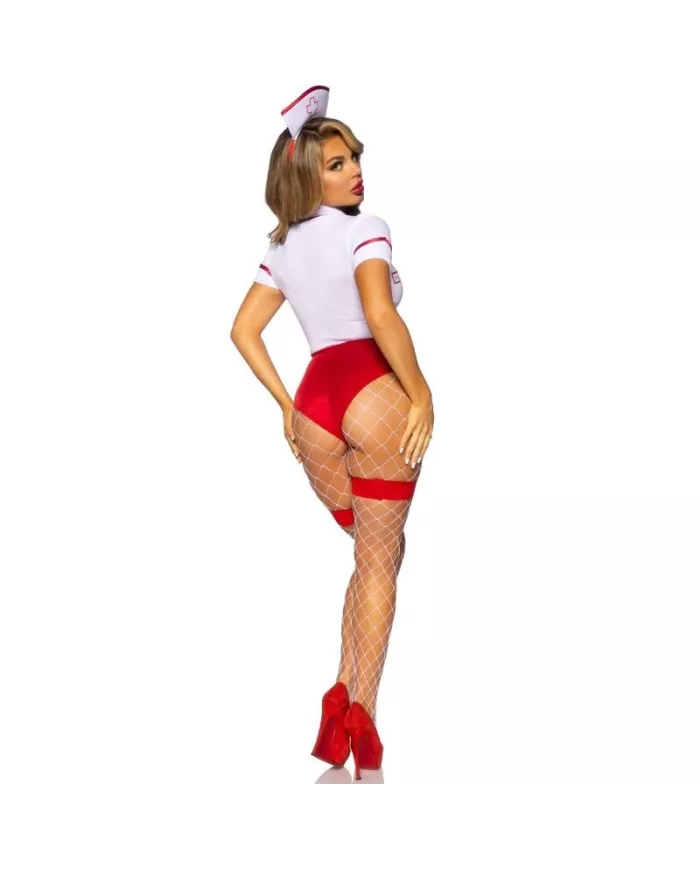 LEG AVENUE - COSTUME D'INFIRMIÈRE SEXY ROUGE/BLANC S