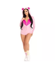LEG AVENUE - BODY VELOURS OURS EN TEDDY ROSE S