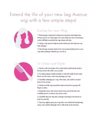 LEG AVENUE - PERRUQUE LONGUE ET DROITE BANGIN NOIRE