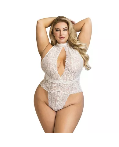 SUBBLIME - 953850 BODY DENTELLE BLANC S/M