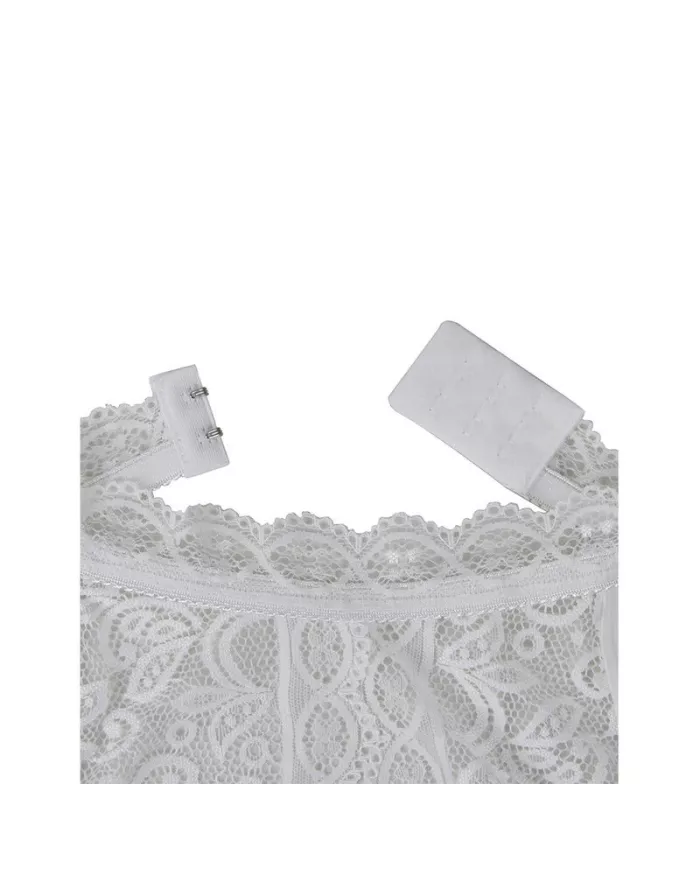 SUBBLIME - 953850 BODY DENTELLE BLANC S/M