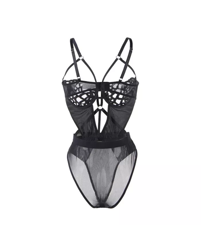 SUBBLIME - 954055 BODY SEXY EN DENTELLE NOIR S/M
