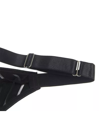 SUBBLIME - 954154 BODY AVEC PORTE-JARRETELLES NOIR L/XL