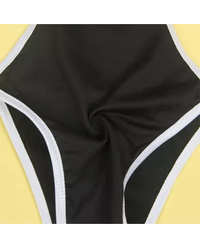 SUBBLIME - 954314 COSTUME DE FEMME SEXY NOIR/BLANC L/XL