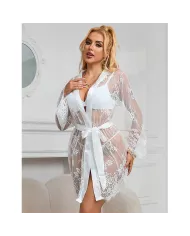 SUBBLIME - 954376 CHEMISE DE NUIT À MANCHES LONGUES À MOTIF FLORAL BLANC L/XL SUBBLIME - 954376 CHEMISE DE NUIT À MANCHES LONGUES À MOTIF FLORAL BLANC L/XL