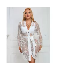 SUBBLIME - 954376 CHEMISE DE NUIT À MANCHES LONGUES À MOTIF FLORAL BLANC L/XL SUBBLIME - 954376 CHEMISE DE NUIT À MANCHES LONGUES À MOTIF FLORAL BLANC L/XL